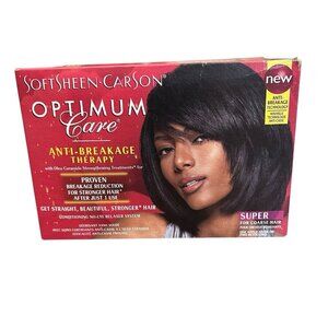 (1) Softsheen Carson Optimum Care Anti-Breakage Therapy No-Lye Relaxer SUPER